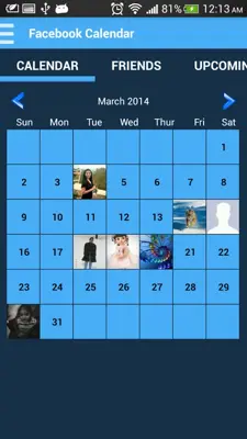 Facebook Calendar android App screenshot 2